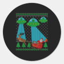 Recherche de laid autocollants Père noël