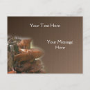 Recherche de champignons sauvages cartes postales Boisé