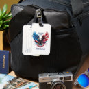 Recherche de aigles bagages étiquettes Drapeau américain