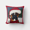 Recherche de boxe décoration coussins Chien de boxe