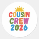 Recherche de cousin autocollants Famille