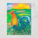 Zoek naar kleurrijke haan briefkaarten Rooster