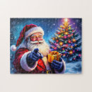 Zoek naar de kerstman puzzels Sneeuw