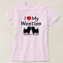 Zoek naar westie honden tshirts Westies