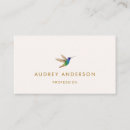 Recherche de oiseau coloré cartes visite Simple
