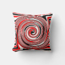 Recherche de rouge noir blanc coussins Design