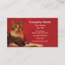 Recherche de affaires de chat cartes visite Minou