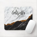 Recherche de marbre blanc tapis souris Doré