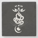 Zoek naar symbool onderzetters Illustratie