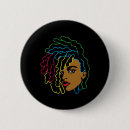 Recherche de cheveux noirs badges Africain