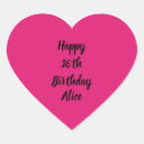 Recherche de coeur girly autocollants Fête d'anniversaire