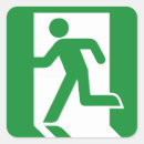 Recherche de secours autocollants Sortie