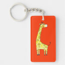 Recherche de girafe adorable porteclés Girafes