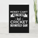 Recherche de cricket vœux cartes Batteur