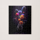 Recherche de peintures colorées puzzles Fleur