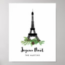 Recherche de tour eiffel noir et blanc posters Simple