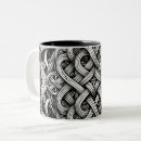 Recherche de détaillé tasses Noir et blanc