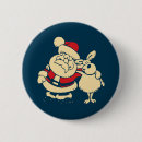 Zoek naar de kerstman buttons Kerstmis