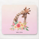 Recherche de girafe tapis souris Aquarelle