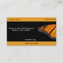Recherche de papillon de monarque cartes visite Photographie