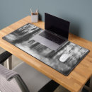 Recherche de bois gris tapis souris Noir et blanc