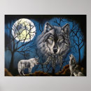Recherche de esprit loup posters Peinture