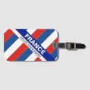 Recherche de drapeau france bagages étiquettes Bleu