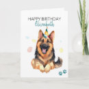 Zoek naar duitse herdershonden kaarten Waterverf