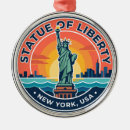 Recherche de statue de la liberté ornements Coucher de soleil