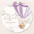 Zoek naar lila onderzetters Baby shower