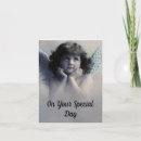 Recherche de anges vœux cartes Vintage