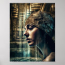 Zoek naar zwemmers posters Vrouw