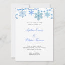 Recherche de de neige mariage invitations Blanc