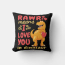 Recherche de rawr coussins Dinosaure