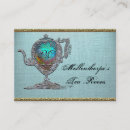 Recherche de salon de thé cartes visite Élégant