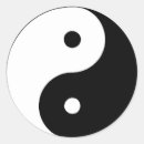 Recherche de symboles chinois autocollants Blanc