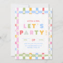 Recherche de de filles anniversaire invitations Rétro