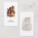 Recherche de tête de cheval cartes visite Équin