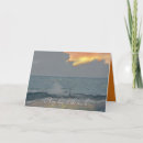 Recherche de plage tropicale vœux cartes Coucher de soleil