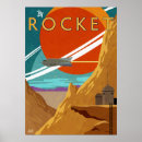 Recherche de fusée posters Rétro