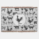 Zoek naar boerderijdieren dekens Rooster