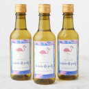 Recherche de flamant rose bouteilles vin étiquettes Tropical