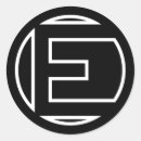 Recherche de lettre e autocollants Script