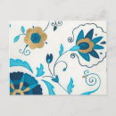Recherche de motif floral blanc cartes postales Décoratif