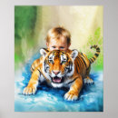 Zoek naar baby tijger posters Schilderij