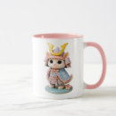 Recherche de guerriers samouraïs tasses Chat samouraï