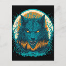 Recherche de pleine lune de loup garou cartes invitations Lycanthrope