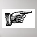 Recherche de doigt posters Amusant