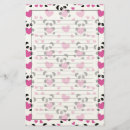 Zoek naar liefde briefpapier Zwart