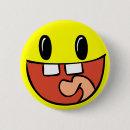 Zoek naar gekke gezichten buttons Geel